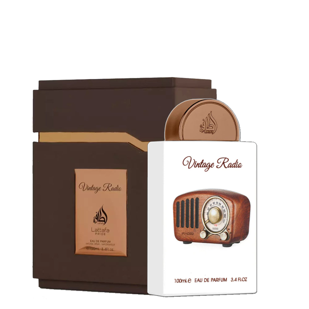 Lattafa Pride Vintage Radio Eau De Parfum 100ml Unisex Fragrance