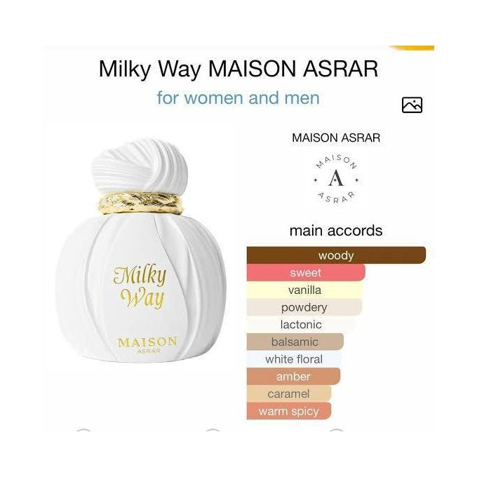 Milky way  Maison Asrar Eau de Parfum 100ml