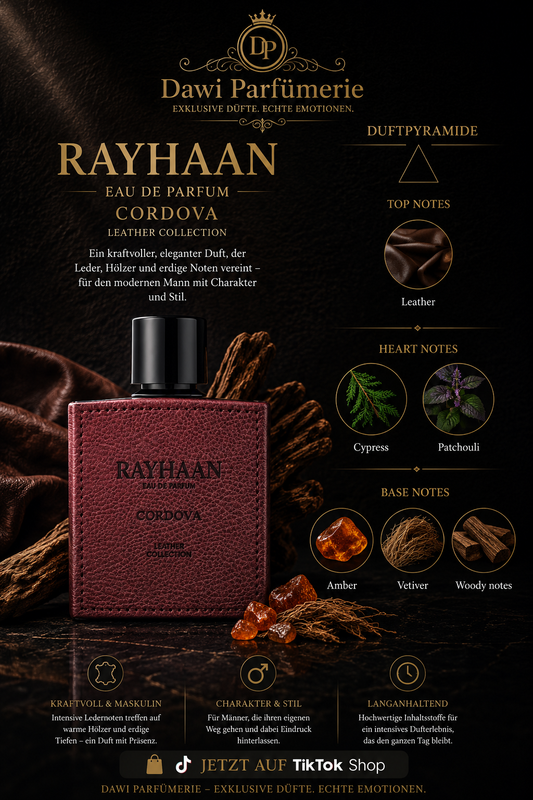 Cordova leather Rayhaan Eau de Parfum 100ml