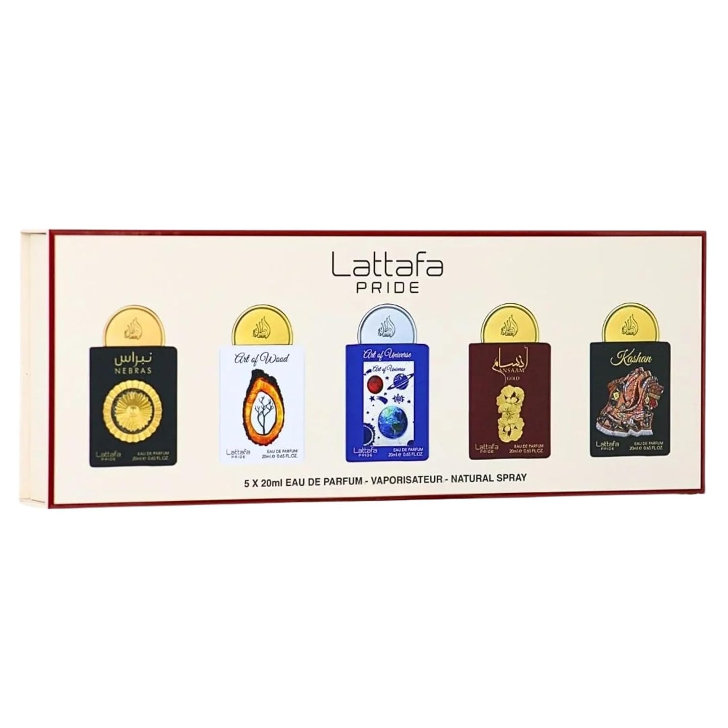 Lattafa Pride set 5*20ml Eau de Parfum 100ml