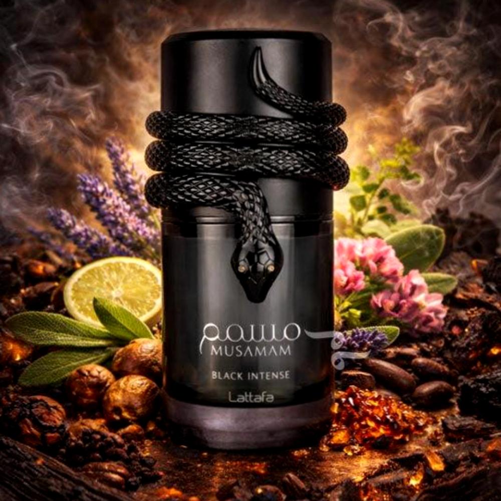 Musamam Black intense lattafa Eau de Parfum 100ml