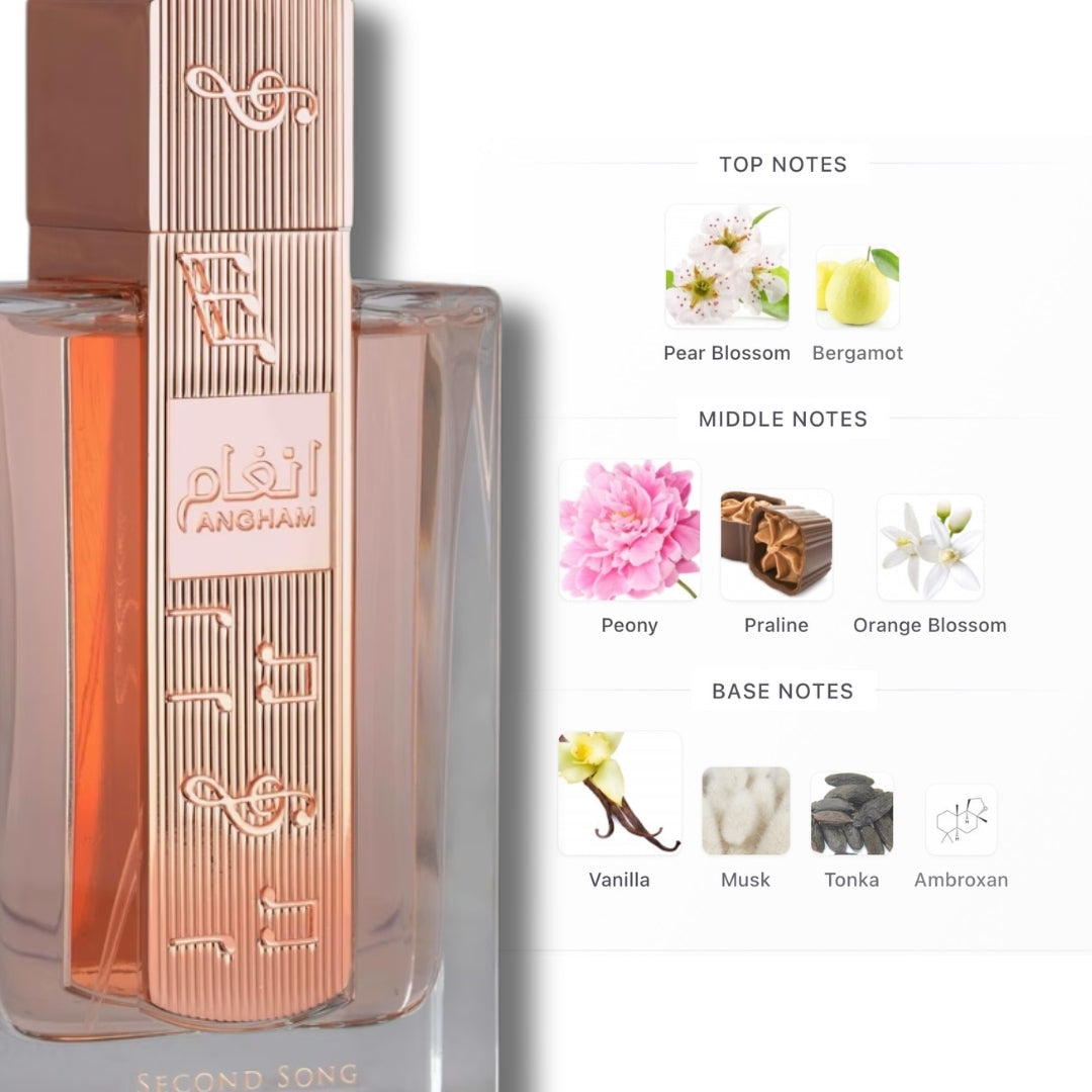 Angham second Song lattafa Eau de Parfum 100ml