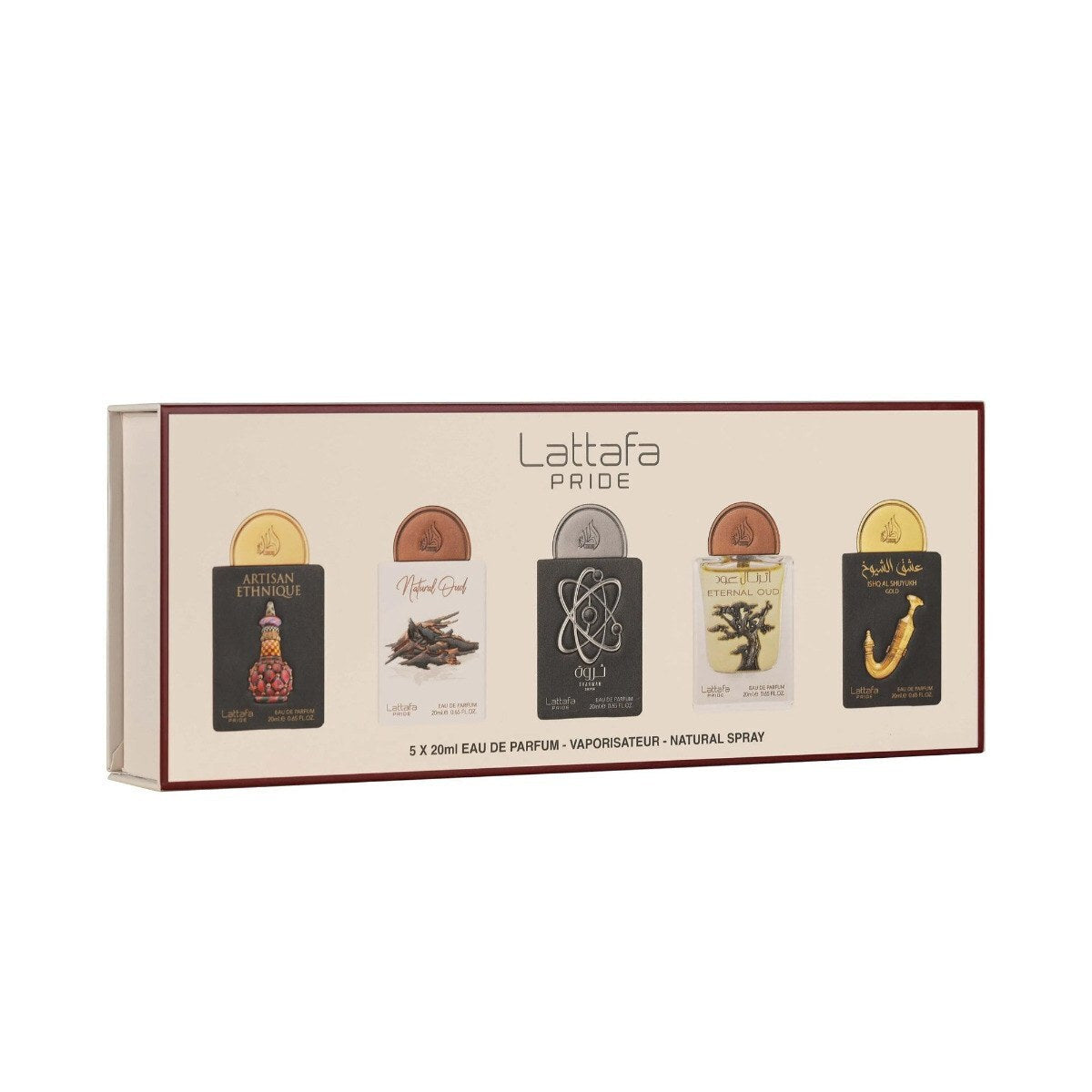 Lattafa Pride set 5*20ml Eau de Parfum 100ml