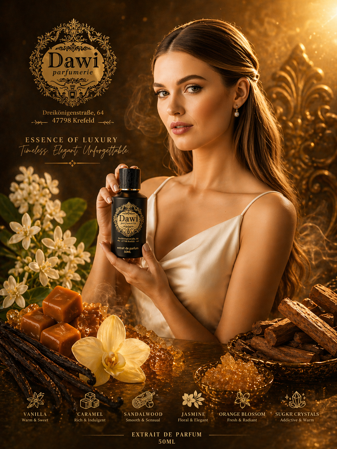 Dawi Parfum 50 ml mit 50% Öl Parfum
