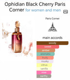 Ophidian black cherry Paris Corner