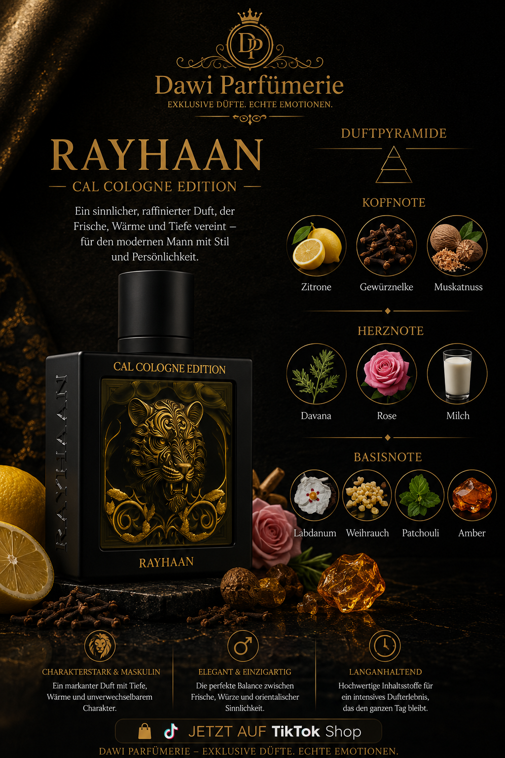 Rayhaan Tiger Eau de Parfum 100ml
