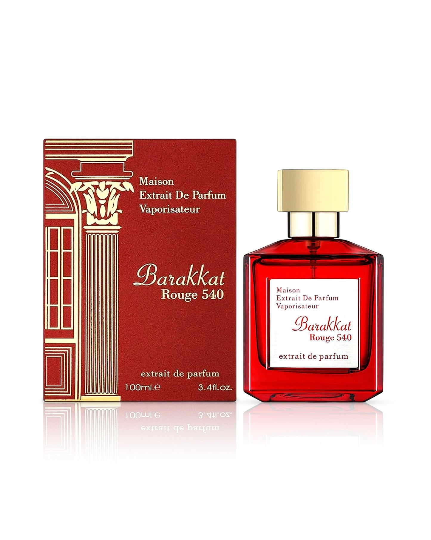 Barakkat Rouge 540 fragrance world Extrait de Parfum 100ml