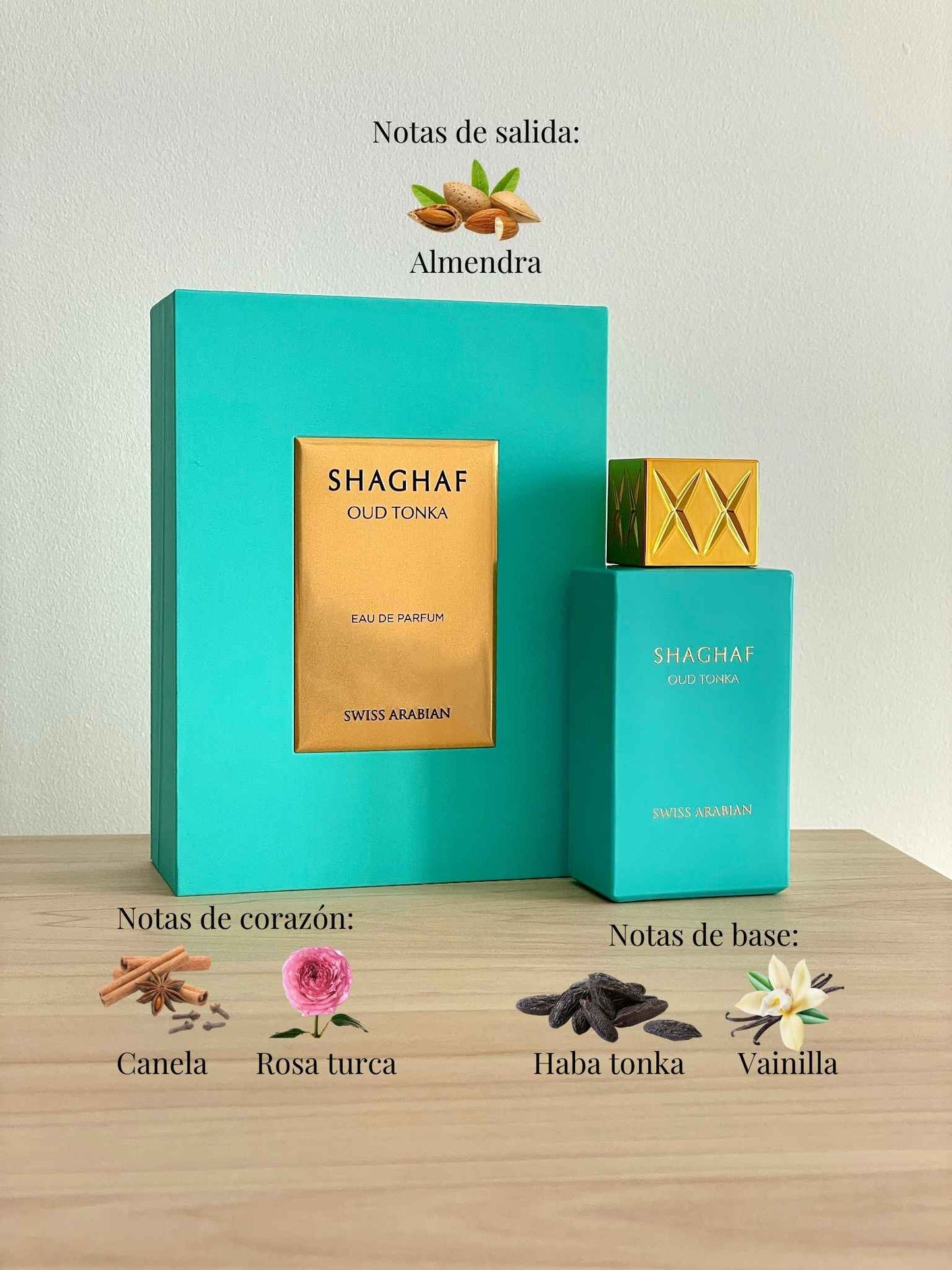 Shaghaf oud Tonka Swiss Arabian Eau de Parfum 75ml