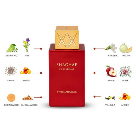 Shaghaf Oud Ahmar Swiss Arabian Eau de Parfum 75ml