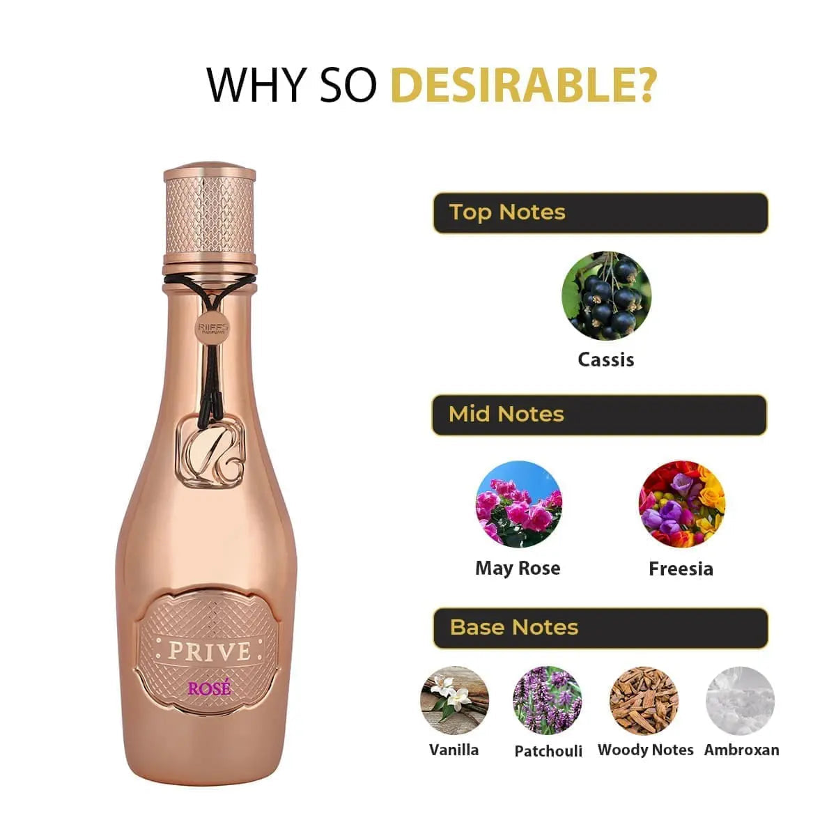 Prive Rose Riiffs Eau de Parfum 100ml
